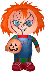 Load image into Gallery viewer, Gemmy 5 FT Airblown Inflatable Stylized Chucky
