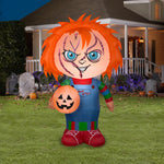 Load image into Gallery viewer, Gemmy 5 FT Airblown Inflatable Stylized Chucky
