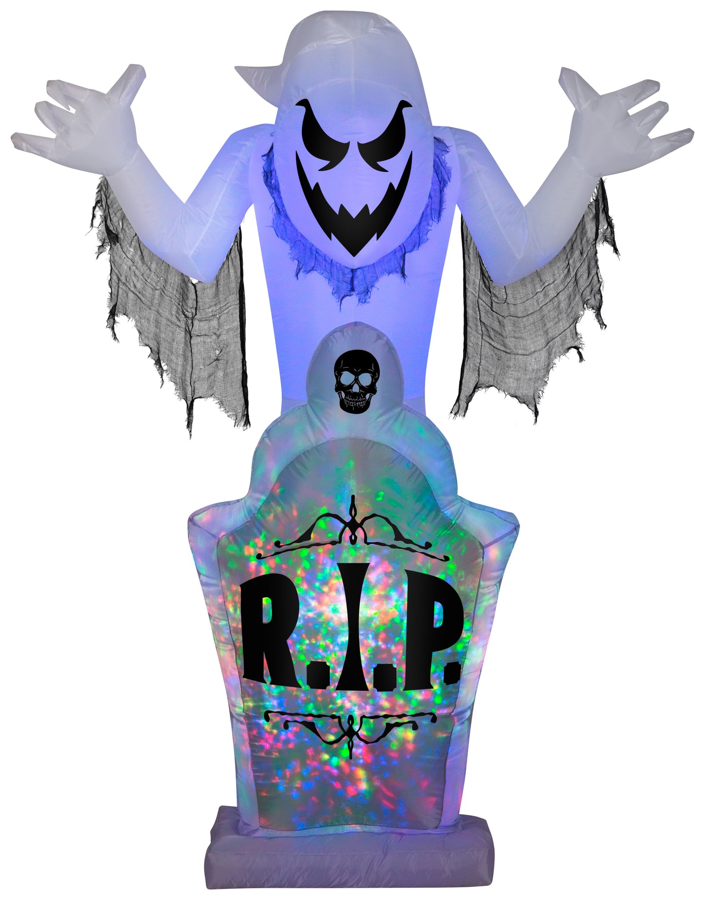 Projection Kaleidoscope Ghost & Tombstone OPP (RGB), 7 ft Tall