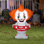 Load image into Gallery viewer, Gemmy Airblown Stylized Pennywise Warner Brothers, 4 ft Tall, Multicolored
