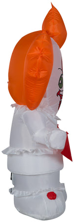 Load image into Gallery viewer, Gemmy Airblown Stylized Pennywise Warner Brothers, 4 ft Tall, Multicolored
