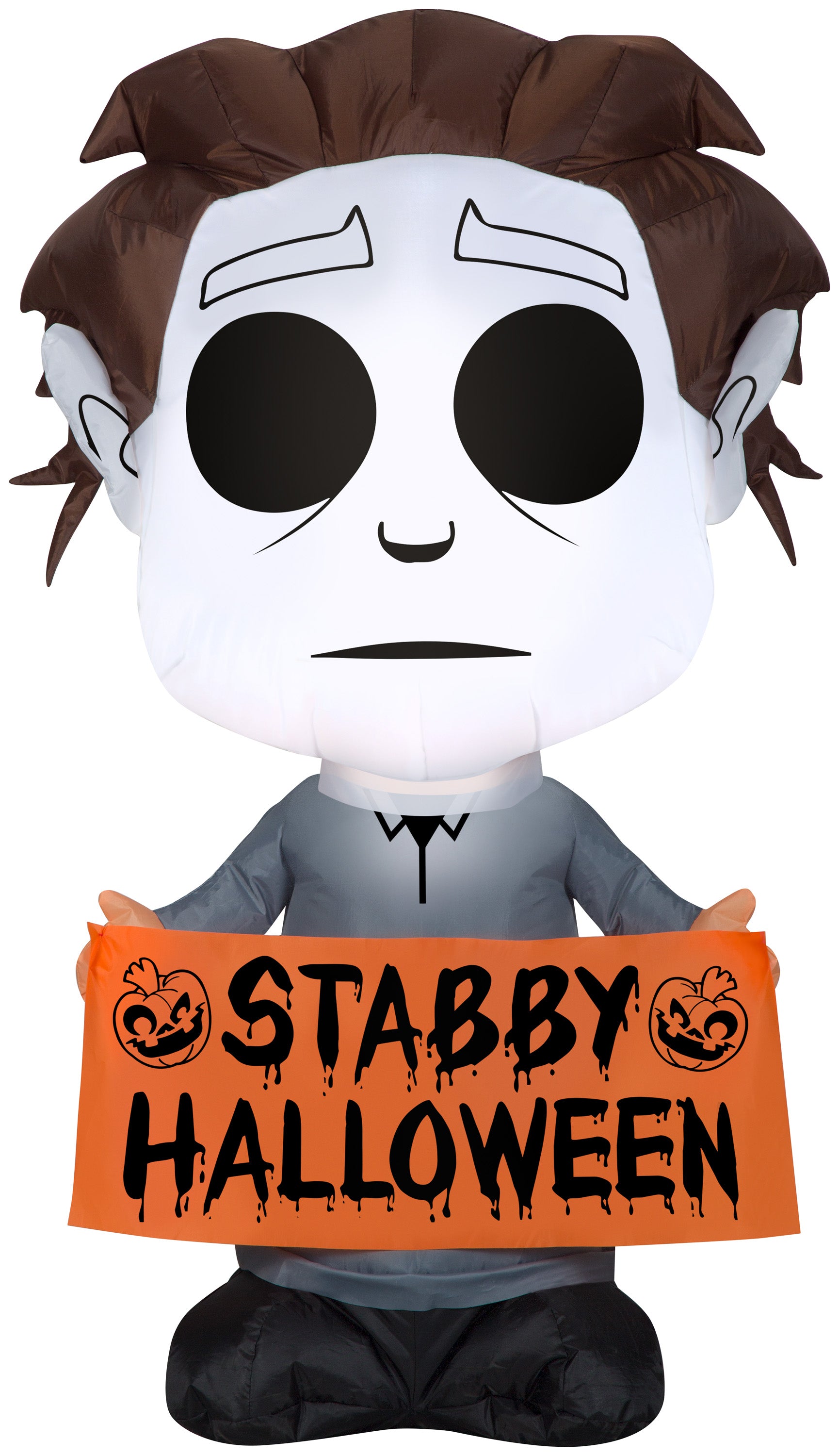 Gemmy Airblown Stylized Michael Myers Universal, 3.5 ft Tall, Multicolored