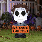 Load image into Gallery viewer, Gemmy Airblown Stylized Michael Myers Universal, 3.5 ft Tall, Multicolored
