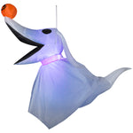 Load image into Gallery viewer, Gemmy Hanging Halloween Inflatable Zero with Blinking Lights, 3 ft Tall, Multi
