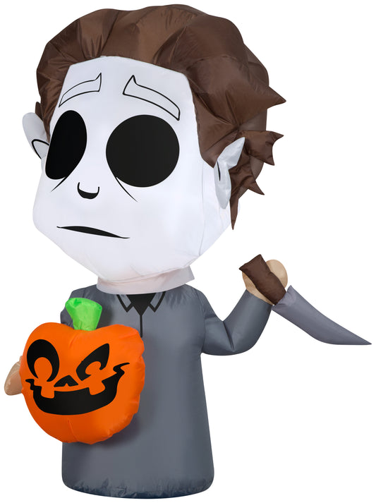 Inflatable Michael Myers CarBuddy, 3 ft Tall, White