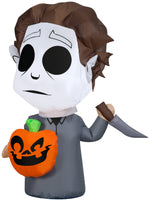 Load image into Gallery viewer, Gemmy Airblown Inflatable Michael Myers CarBuddy, 3 ft Tall, White
