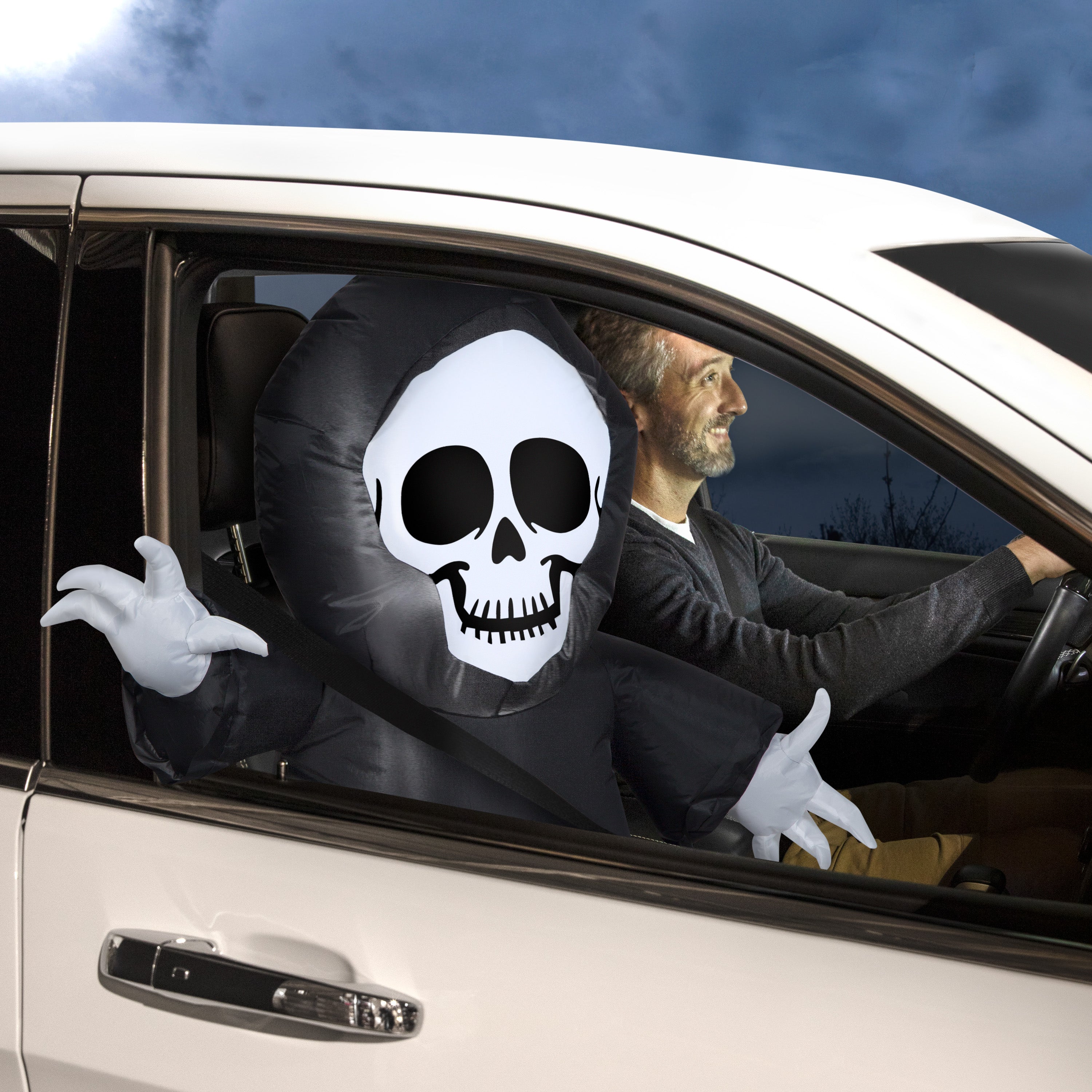 Gemmy Car Buddy Airblown Reaper, 3 ft Tall