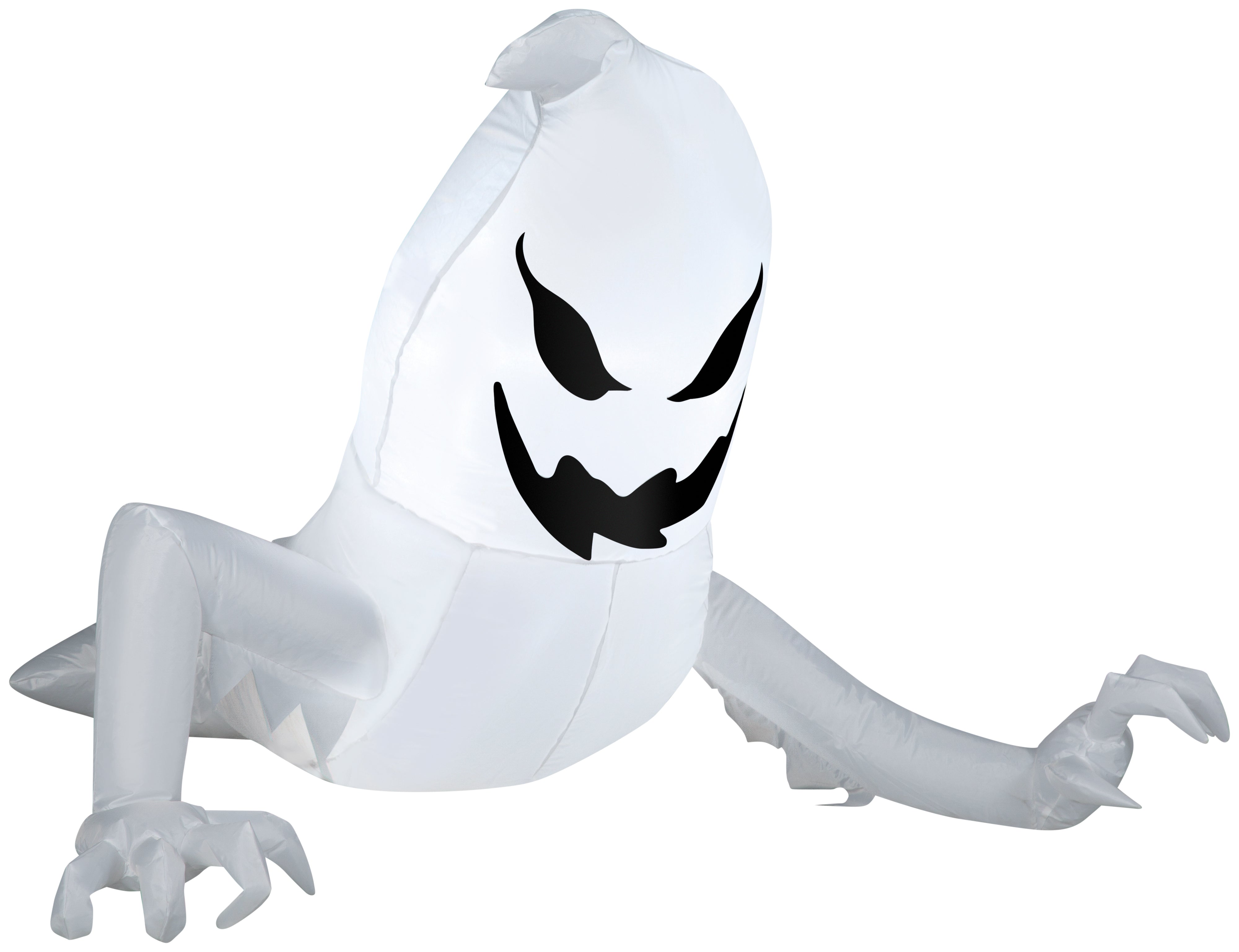 Gemmy Airblown Ghost w/Reaching Arms (WM), 2.5 ft Tall, White