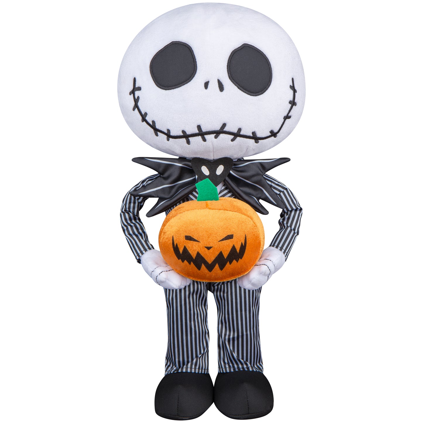 Jack Skellington with Jack O' Lantern Halloween Porch Greeter