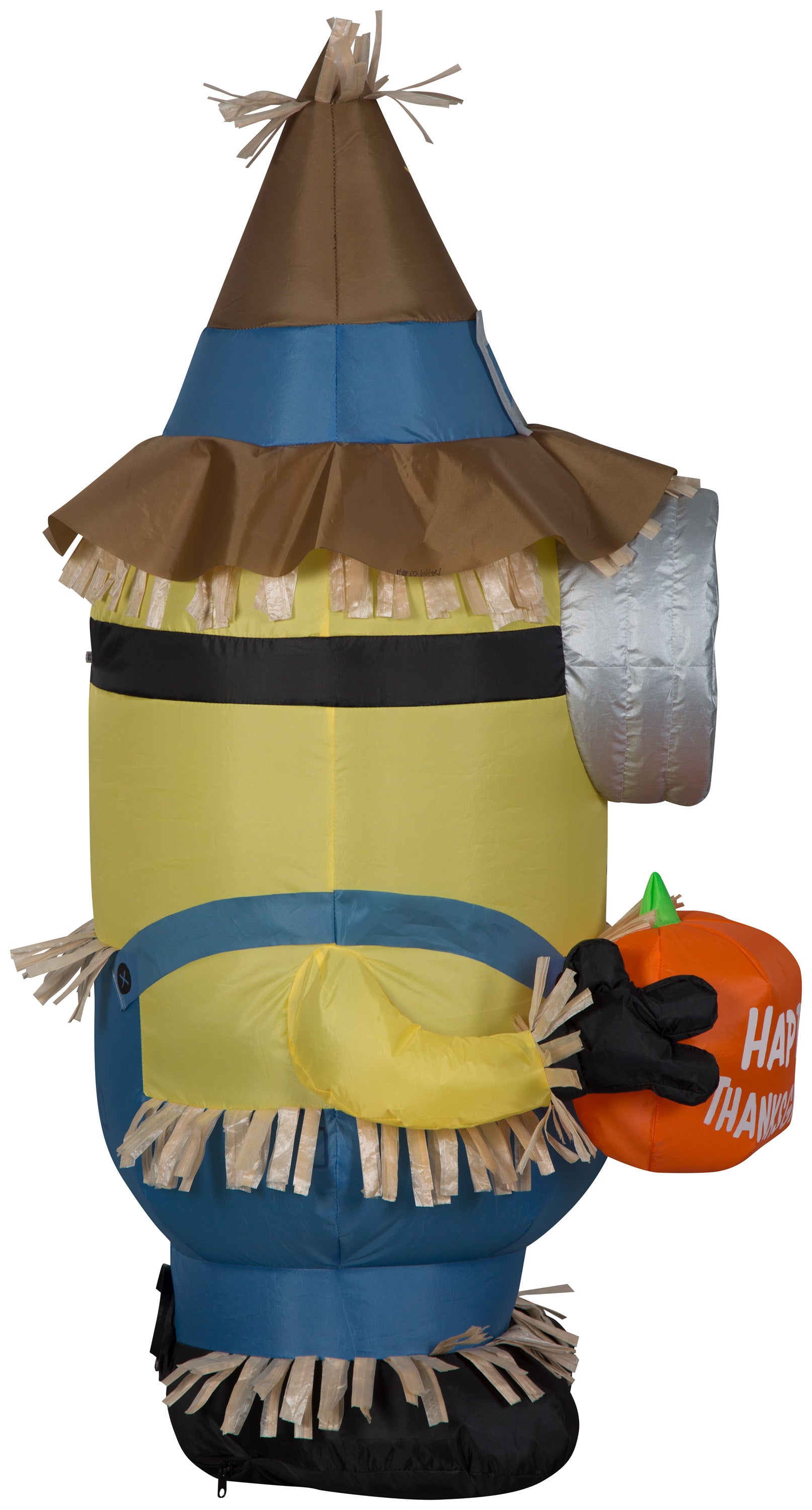 Gemmy 3' Airblown Inflatable Minion Stuart w/Thanksgiving Banner Universal