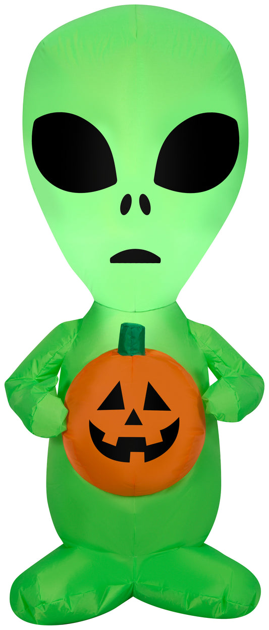 Inflatable Alien, 3.5 ft Tall, Green