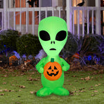 Load image into Gallery viewer, Gemmy Airblown Inflatable Alien, 3.5 ft Tall, Green
