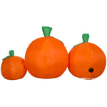 Load image into Gallery viewer, Gemmy Halloween Inflatable Jack O&#39; Lantern Trio, 2 ft Tall, Multi
