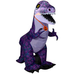 Load image into Gallery viewer, Gemmy Halloween Inflatable Purple Dinosaur, 3.5 ft Tall, Multi
