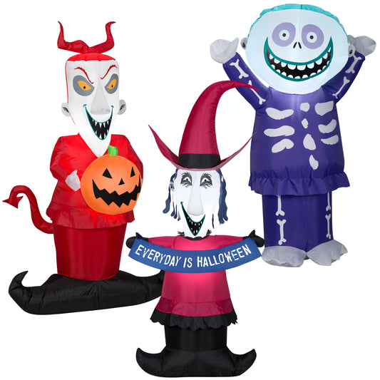 Airbown Inflatable Halloween Lock Shock and Barrel Disney Combo Pack