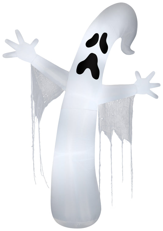 Whimsey Ghost w/Streamers Giant (C7 LED White), 12 ft Tall