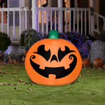 Load image into Gallery viewer, Gemmy Airblown Inflatable Happy Jack O&#39; Lantern, 2.5 ft Tall, orange
