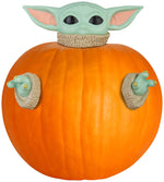 Load image into Gallery viewer, Gemmy Pumpkin Push Ins The Child Star Wars, green
