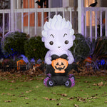 Load image into Gallery viewer, Gemmy Airblown Inflatable Ursula, 3.5 ft Tall, White
