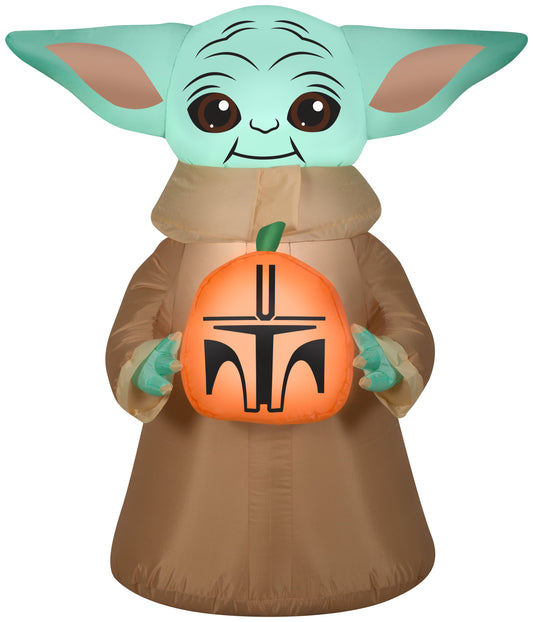The Child w/Pumpkin Star Wars, 3.5 ft Tall