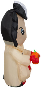 Gemmy Airblown Inflatable Cruella, 3.5 ft Tall, white