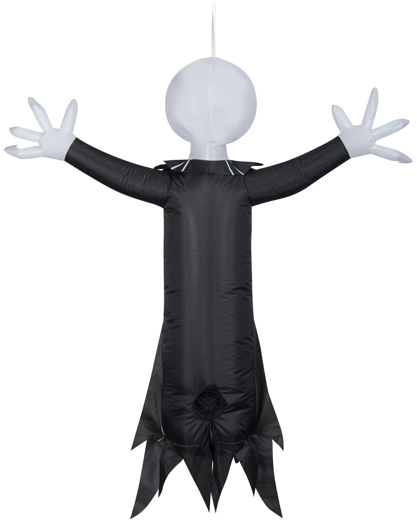 Inflatable Hanging Jack Skellington, 4 ft Tall, black image 3