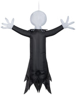 Load image into Gallery viewer, Gemmy Airblown Inflatable Hanging Jack Skellington, 4 ft Tall, black
