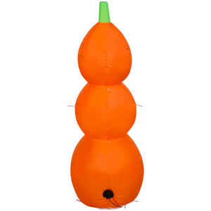 Gemmy Airblown Inflatable Triple JOL Stack, 4 ft Tall, Multi