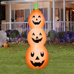 Load image into Gallery viewer, Gemmy Airblown Inflatable Triple JOL Stack, 4 ft Tall, Multi
