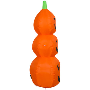 Gemmy Airblown Inflatable Triple JOL Stack, 4 ft Tall, Multi