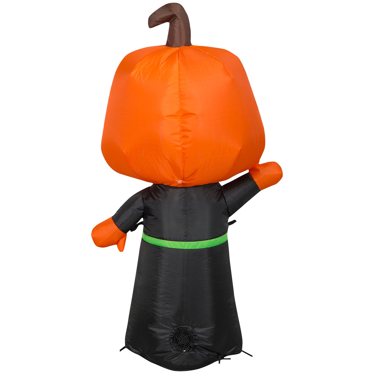 Gemmy Halloween Inflatable Jack O' Lantern Reaper , 3.5 ft Tall, Multi
