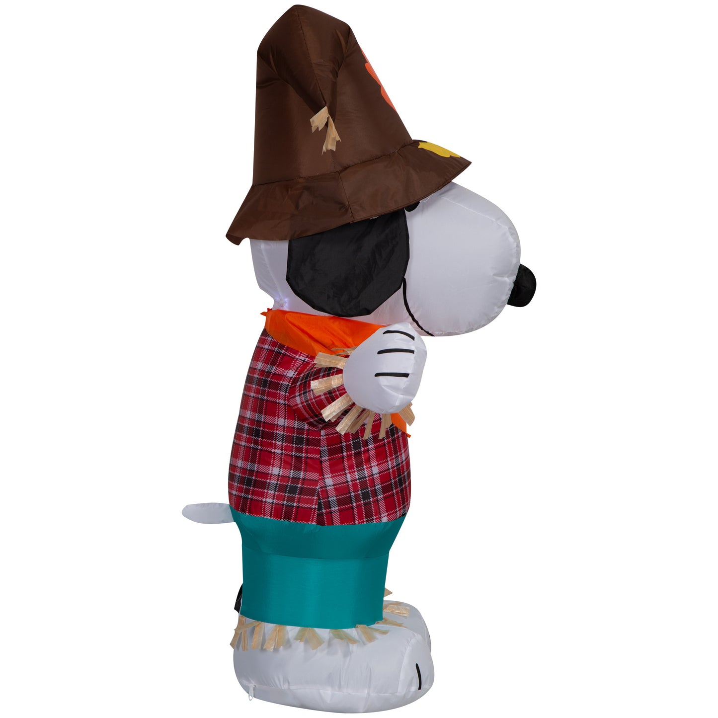 3.5-Ft Peanuts Snoopy in Plaid Shirt Thanksgiving Inflatable image 4