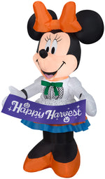 Load image into Gallery viewer, Gemmy Airblown Harvest Minnie Mouse Disney, 3.5 ft Tall, Multicolored
