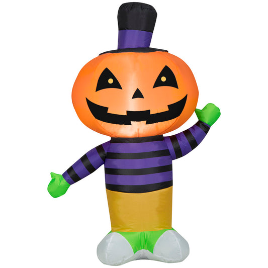 Gemmy Airblown Inflatable JOL Boy , 4 ft Tall, Multi