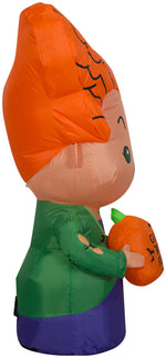 Load image into Gallery viewer, Gemmy Airblown Inflatable Hocus Pocus Winifred, 3.5 ft Tall, Orange
