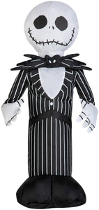 Gemmy Airdorable Airblown Jack Skellington Disney,  Tall, Multicolored