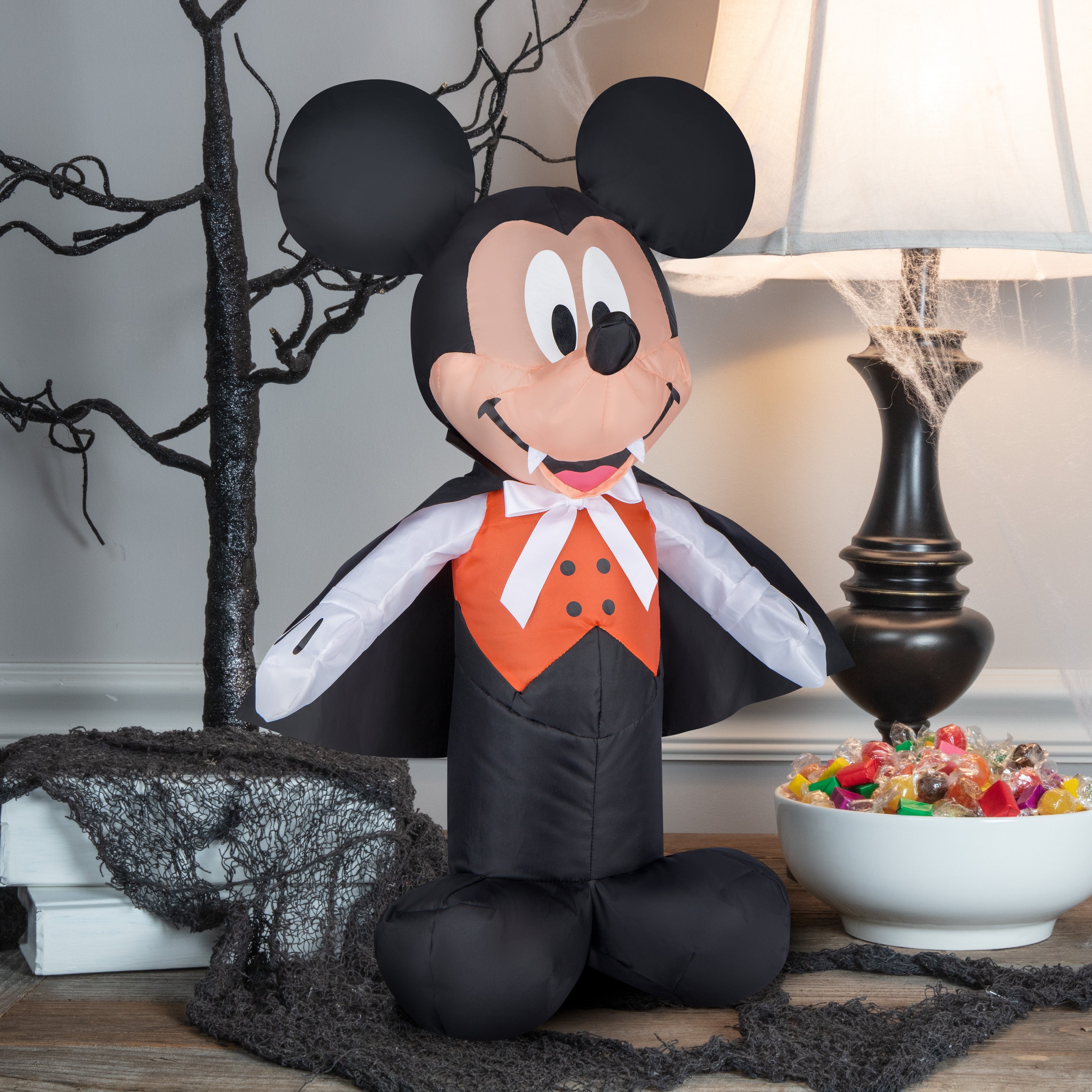 Gemmy Airdorable Airblown Mickey Mouse Disney, 1.5 ft Tall, Multicolored