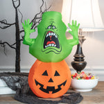 Load image into Gallery viewer, Gemmy Airdorable Airblown Slimer Ghostbusters, 1.5 ft Tall, green
