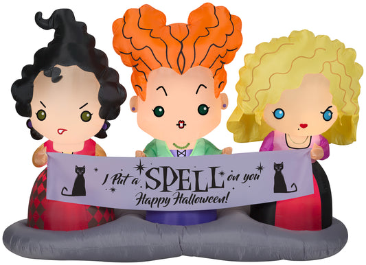 Hocus Pocus Sisters Scene Disney, 4.5 ft Tall
