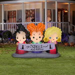 Load image into Gallery viewer, Gemmy Airblown Hocus Pocus Sisters Scene Disney, 4.5 ft Tall, Multicolored
