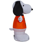 Load image into Gallery viewer, Gemmy Airblown Inflatable Snoopy in Trick or Treat Shirt w/ Woodstock Peanuts, 3 ft Tall, Multicolored
