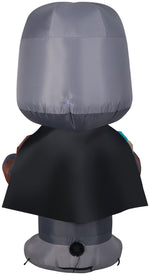 Load image into Gallery viewer, Gemmy Christmas Airblown Inflatable Inflatable Mandalorian with Halloween Banner, 5 ft Tall, grey
