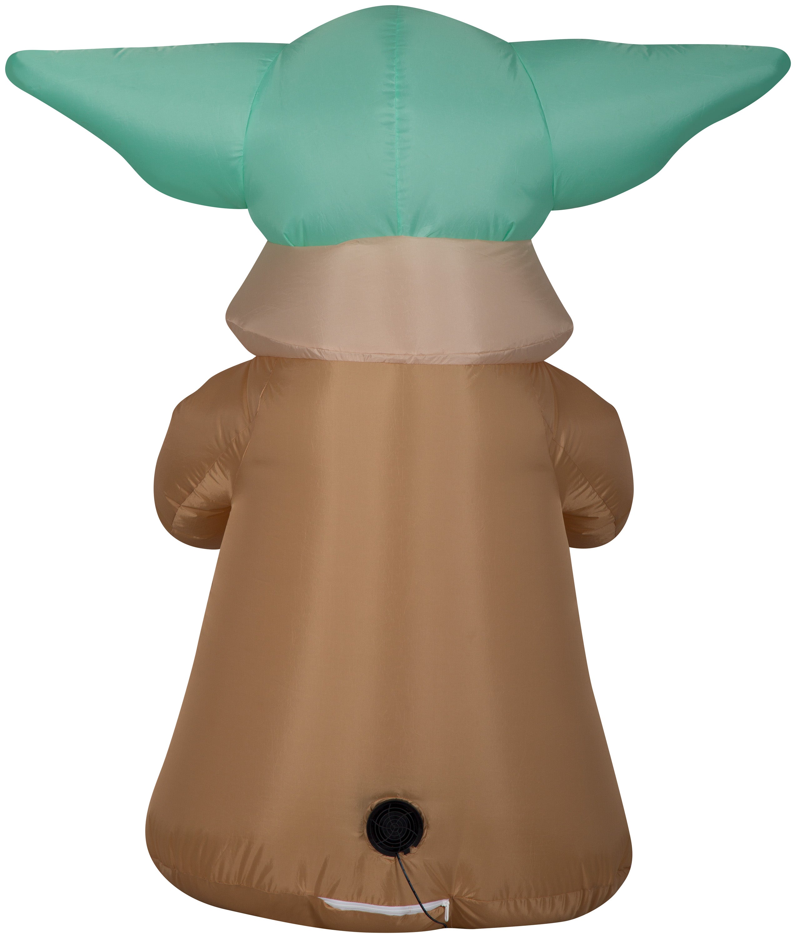 Gemmy Airblown Inflatable Grogu™ with Treat Bag, 4.5 ft Tall, brown