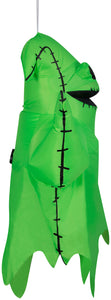 Gemmy Airblown Inflatable Hanging Oogie Boogie, 4 ft Tall, Green