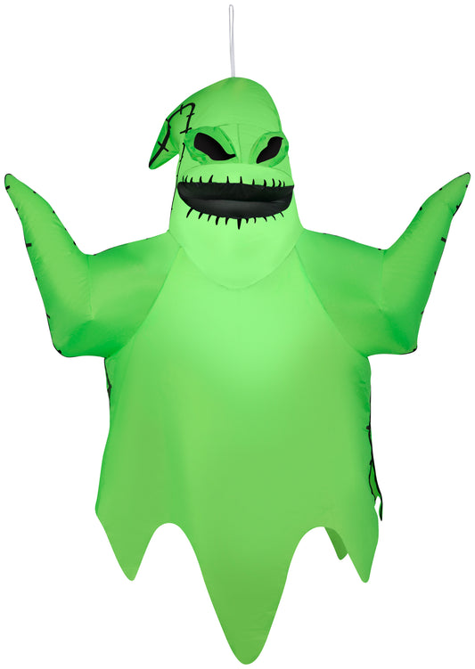 Inflatable Hanging Oogie Boogie, 4 ft Tall, Green