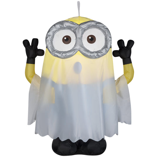 3.5-Ft Hanging Minion Ghost Halloween Inflatable