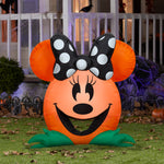 Load image into Gallery viewer, Gemmy Airblown Cutie Minnie Mouse Disney, 3 ft Tall, Orange
