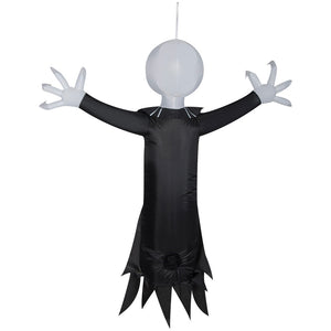 Gemmy Airblown Hanging Jack Skellington w/Blinking Lights Disney, 4 ft Tall, Multi