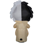 Load image into Gallery viewer, Gemmy Halloween Inflatable Cruella de Vil with Banner, 5 ft Tall, Multi
