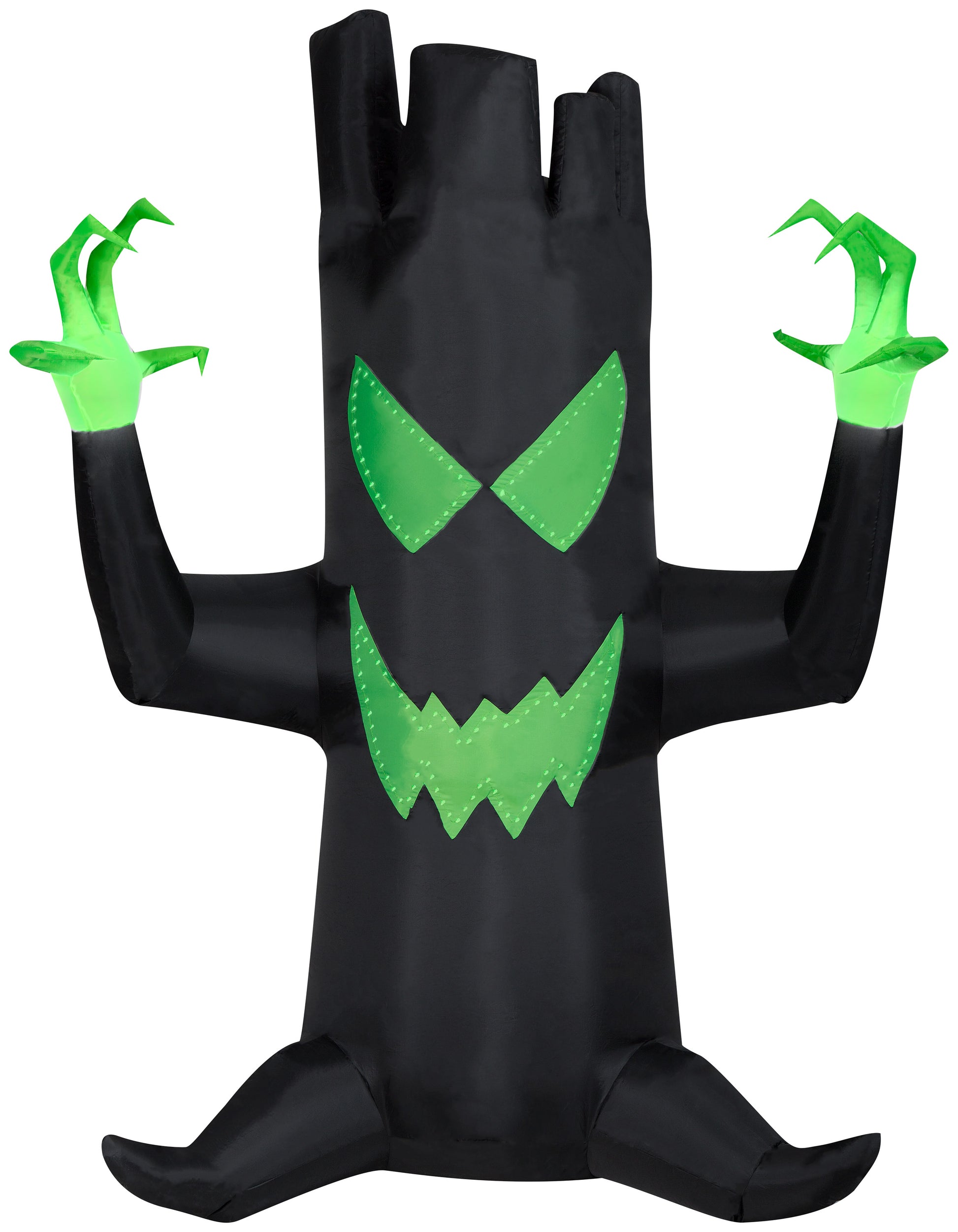 7-Ft Spooky Black Tree with Micro Lights Inflatable